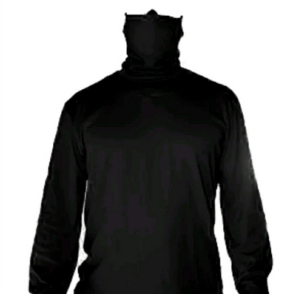 DUS-T Face Mask Longsleeve Shirt Black Size XXL - Picture 1 of 9